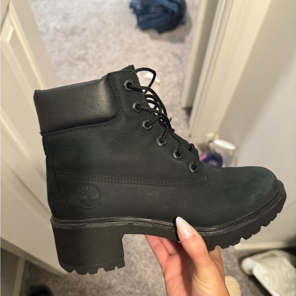 Timberland Women's Black boots with heels